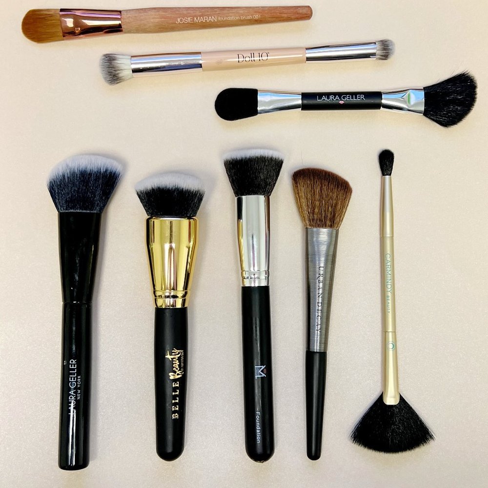 8pc Mixed Makeup Brush Set Urban Decay Morphe laura geller New Retail $180